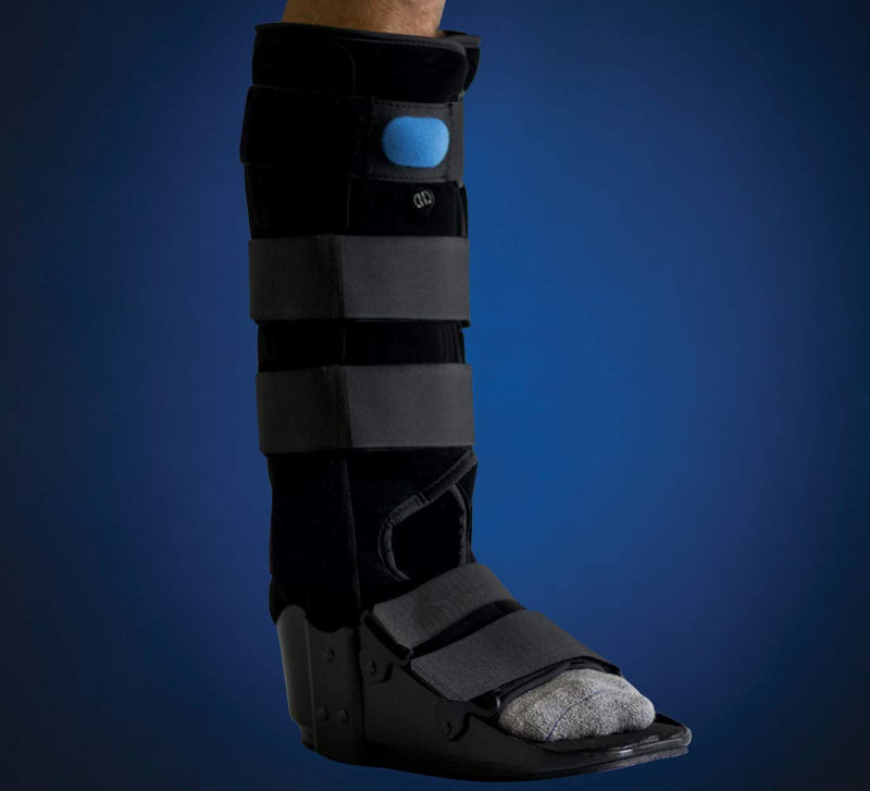 United Ortho 12105 Standard Air Walking Boot, Medium Black