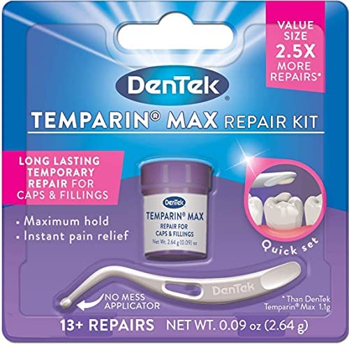 [Australia] - DenTek Temparin Max Caps & Fillings Repair Kit - 0.0733 oz, Pack of 4 