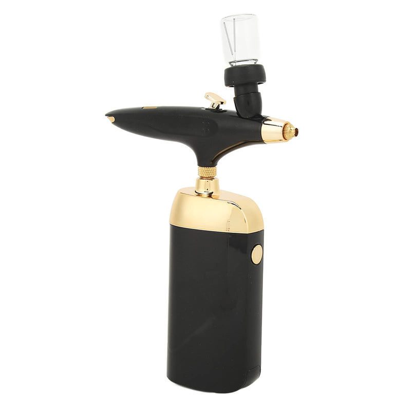 [Australia] - Fafeicy Oxygen Facial Airbrush, Oxygen Facial Airbrush, Airbrush, Oxygen Infusion Facial Spray Double Gravity Trigger Salon Beauty Device, Home (Black Set) 