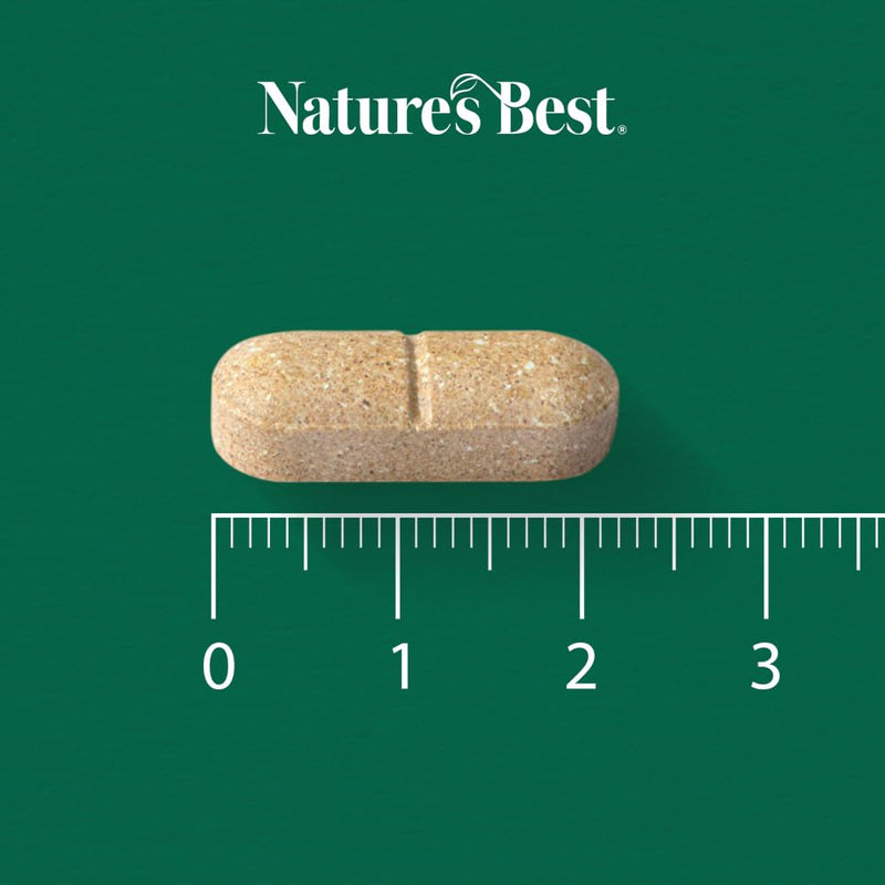 Nature's Best Multi-Max Man 50+ Multivitamin - Targeted Support with Vitamin D, B and Magnesium for Energy & Cognitive Health for Men Over 50 - UK Made - 90 Tablets (3 Months' Supply)