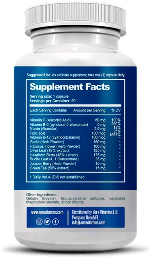 [Australia] - Audio Calm - Tinnitus Relief Supplement | Natural Stop Tinnitus Solution - Relieves Ear Ringing, Buzzing, Clicking | 60 Capsules (1) 1 