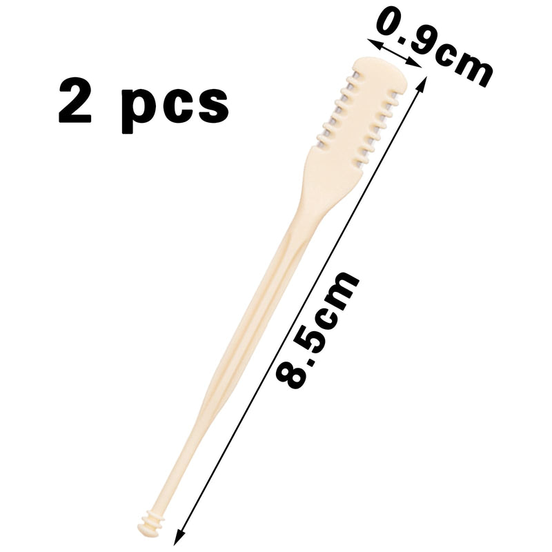 [Australia] - Pack of 2 nose hair removers, nose razors, lions' den, nose hair razors, ear hair removal, nose hair trimmers, lion's den, double-head nose hair trimmers, one blade, washable 