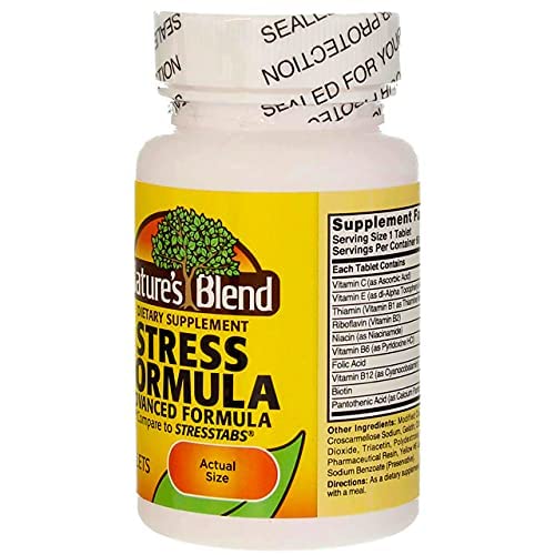 Nature's Blend Stress Formula Vitamins 60 Tabs, 079854201000