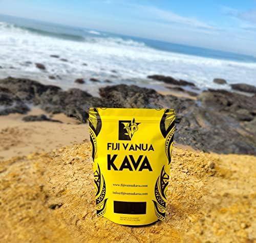 [Australia] - Fiji Vanua Kava Malo Tonga Kava Drink Powder 8oz | Pure Noble Tongan Root Powder | Malo Eua | Authentic Heady Kava | Medium Grind Traditional | Premium Kava Root Powder 