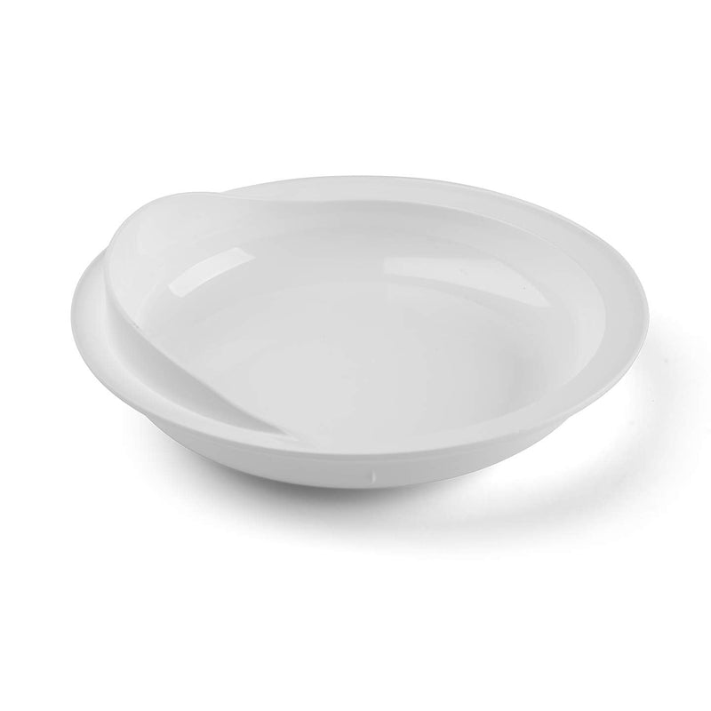 [Australia] - Providence Spillproof 9" Scoop Plate High-Low Adaptive Bowl - 6 Pack - Dish for Disabled, Handicapped, and Elderly Adults with Special Needs from Parkinsons, Dementia, Stroke or Tremors - PSC 996 