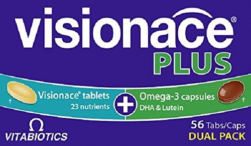 Vitabiotics Visionace Plus Tablets & Capsules, 28 Count (Pack of 1)