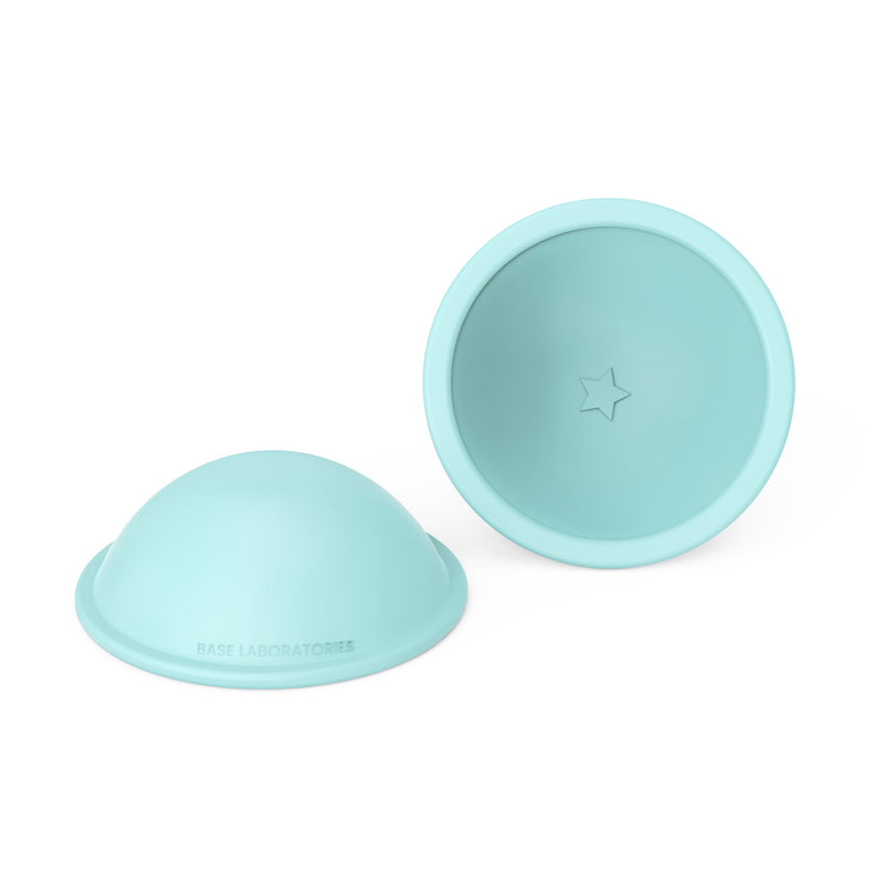 [Australia] - Base Laboratories Nipple Piercing Aftercare Soaker Set | Hands-Free Nipple Piercing Cleaner | Nipple Piercing Kit for Women | Cracked Nipple Care | 2 Silicone Cups 2 Count (Pack of 1) 