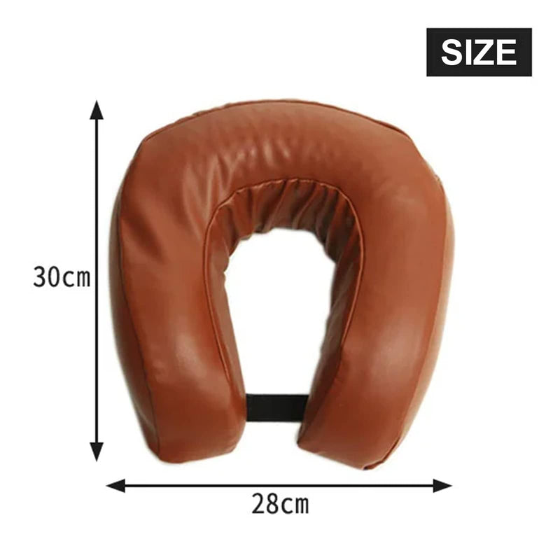 [Australia] - Elitzia Beauty Salon Face Pillow Cushion U-Shaped High Density Memory Foam Facial Massage Support Heat Dissipating Pressure Dispersion PU Layer Water Oil Prooof ETJZ008 