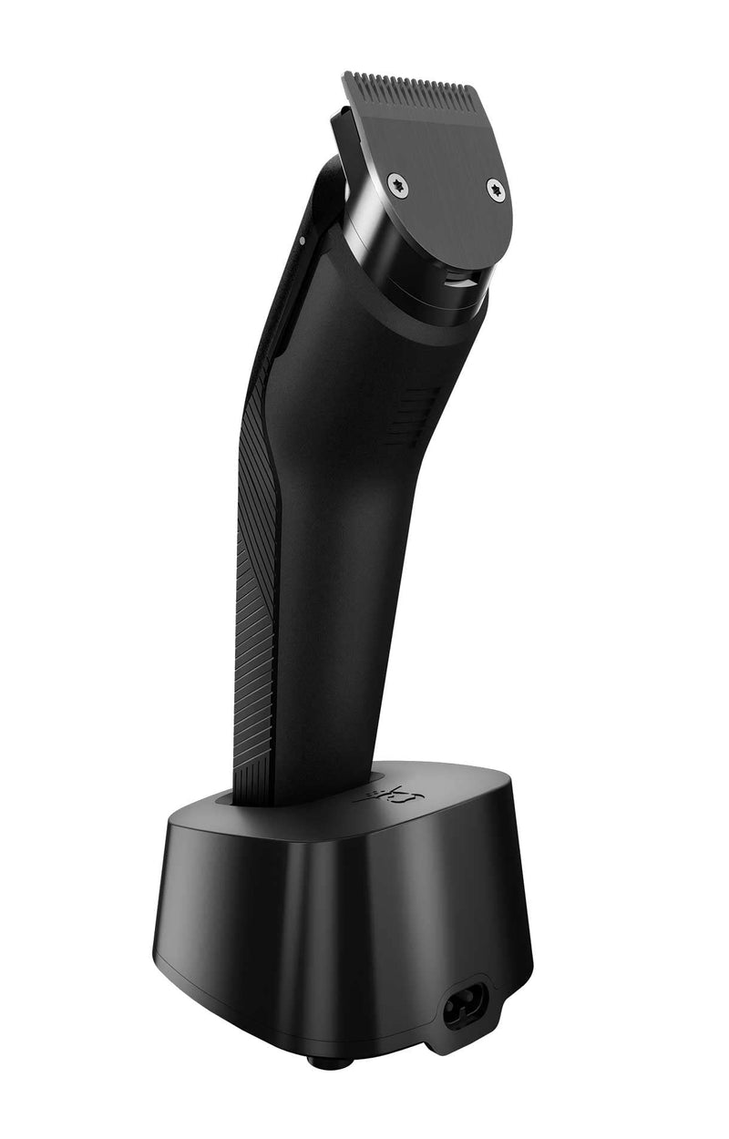 [Australia] - GRUNDIG MGK 9030 ProClub multi-hair cutting set, BeardCare sensor, wet & dry use, with Li-Ion battery technology, cutting set with titanium coating, matt black/red 