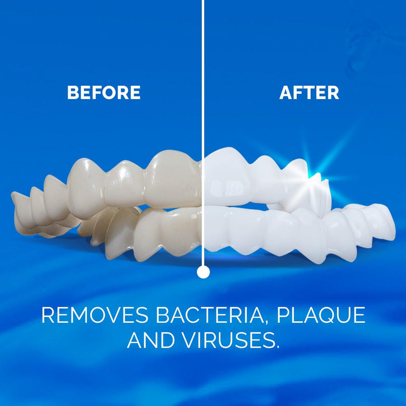 [Australia] - Retainer Cleaner Tablets for Invisalign Approved for Ultrasonic Cleaners - 30 Denture Cleaning Tablet for Aligners, Night Guard, Mouth Guard - Denture Cleaners Tablet 1-Month Supply 30 Count (Pack of 1) 