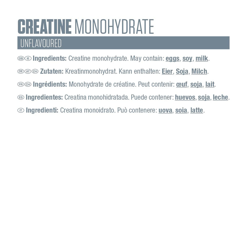 [Australia] - Dymatize Creatine Monohydrate Unflavored Powder 500g - 100% Creapure Creatine - Amino Acid - Creatine 147 Servings (Pack of 1) 