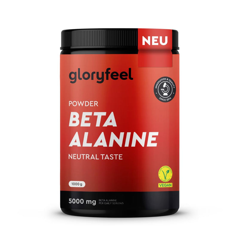 [Australia] - Beta Alanine Powder 1000g - 5000mg per serving - Pre-workout for 7 months - High-dose, vegan amino acid - Beta-alanine +99% pure, without additives & neutral in taste - Laboratory-tested quality 