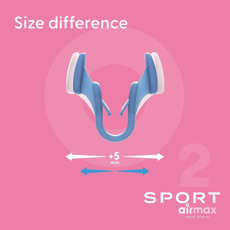 [Australia] - Airmax Sport Nasal Dilator - Breathing aids for Working Out - Small - Vacation Essentials - Fitness, Running, Pilates - Gym Equipment - Transparent - One-Pack 