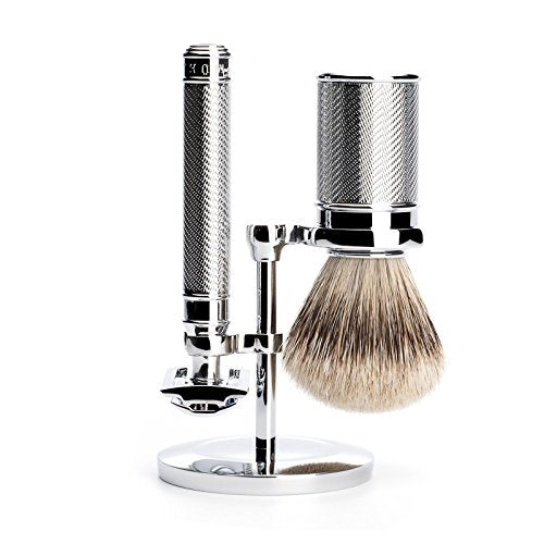 [Australia] - MÜHLE Traditional holder for classic safety razors and shaving brushes - chrome-plated 