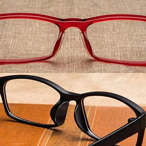 [Australia] - 30 Pairs of Silicone Nose Pads Non-Slip Adhesive Pads for Glasses and Sunglasses, Anti-Slip Nose Pads Glasses Self-Adhesive Transparent D-Shaped Anti-Slip Pads Glasses (Transparent 19 x 8 x 1 mm) 