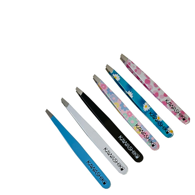 Hand-Sharpened Slant Tweezers | Ultra-Precision 25-Degree Angle for Eyebrow Shaping & Facial Hair Removal, Professional Stainless Steel for Women & Men (Pure White) Pure White