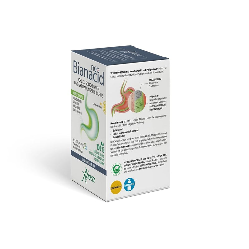 [Australia] - NeoBianacid quick help for heartburn, reflux, digestive problems and acid-related stomach problems, lozenges with lemon flavor 45 pieces. 100% natural formulation 45 