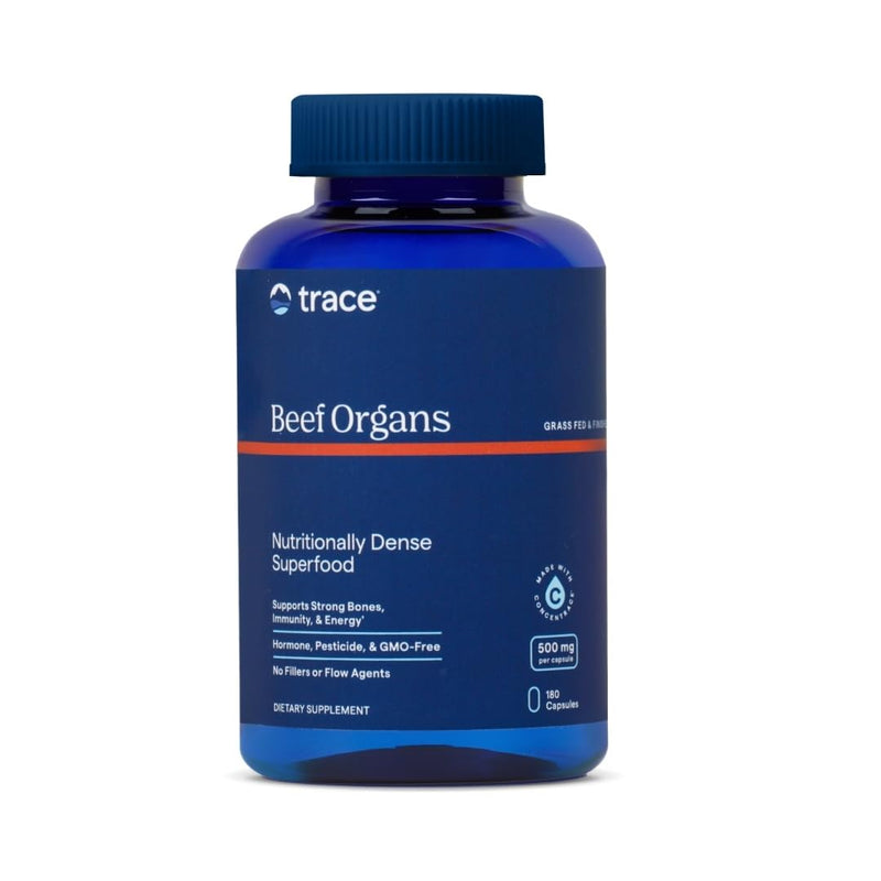 [Australia] - Trace Minerals Beef Organs - Beef Organ Supplement for Daily Wellness - Immune System, Heart, Energy, Hair, Skin & Bone Health - Natural Superfood - Keto & Paleo-Friendly - 180 Count (30 Servings) 