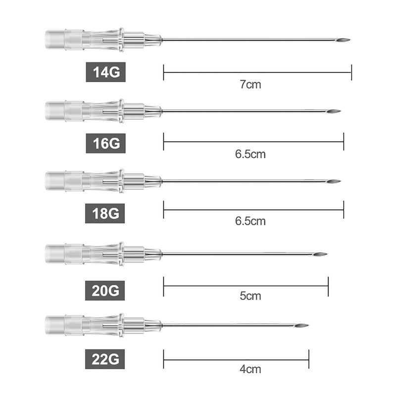 [Australia] - combofix 20G IV Catheter Piercing Needles - 6pcs Piecring Needles Catheter Hollow Needles for Ear, Nose, Navel, Nipple, Lip - Professional Quality for Piercing Tool SuppliesÔºà20G 20G-6Pcs 
