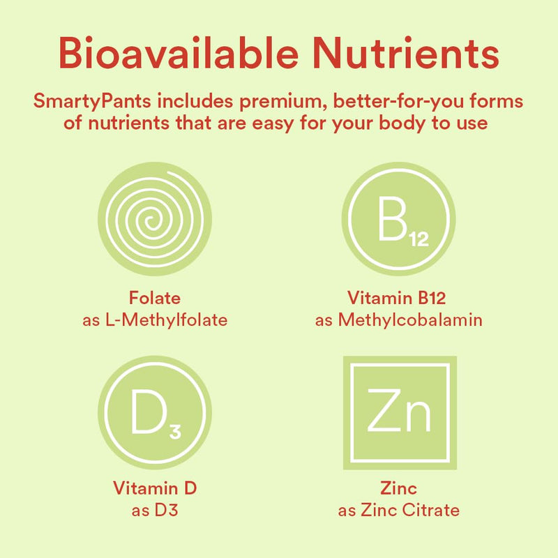 SmartyPants Kids Multivitamin Gummies and Fiber Supplement: Vitamin D3, C, Vitamin B12, B6, A, Zinc, Biotin, Inositol, Fiber Gummies, Three Fruit Flavors, 120 Count (30 Day Supply) 120 Count (Pack of 1) Fiber - 30 Day Supply