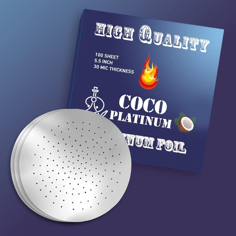 [Australia] - PLATINUM Edition of Foil with Holes 3mil Thickness , Aluminum Foils Pre-Punched, Heavy Aluminum Precut Foil 5.5 Inches Wide (100 Foil Sheets) 