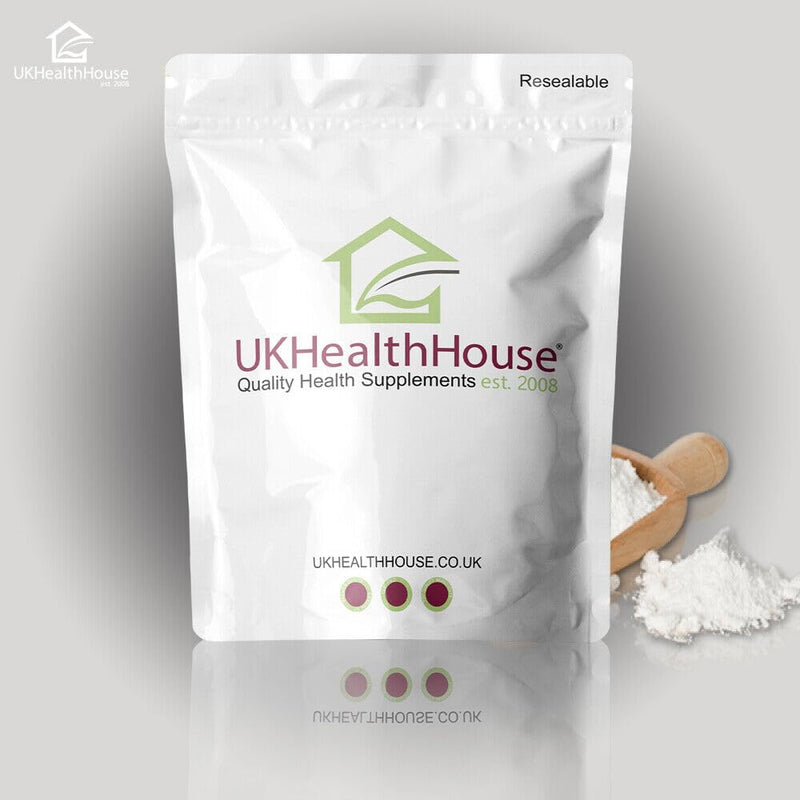 UKHealthHouse Glycine Powder - Anti Inflammatory, Sleep Aid - Recovery, GH Release 100% Pure Glycine, Vegan Friendly, Boosts Protein Synthesis, White (100g) 100g
