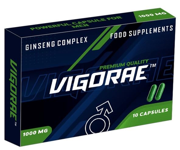 1000mg NEW UK Panax Ginseng Herbal Supplement – High Strength Ginseng Extract Capsules – Natural Energy & Focus Support – Wellness Formula – 10 Capsules
