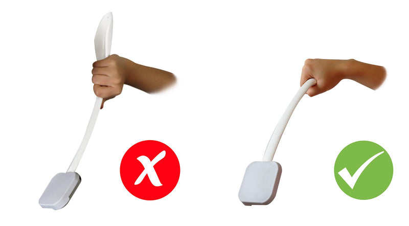 [Australia] - KMINA - Long Handled Lotion Applicator for Back (Includes 3 Thin Sponges), Easy Reach, Moisturizer Wand, Sunscreen Tool 