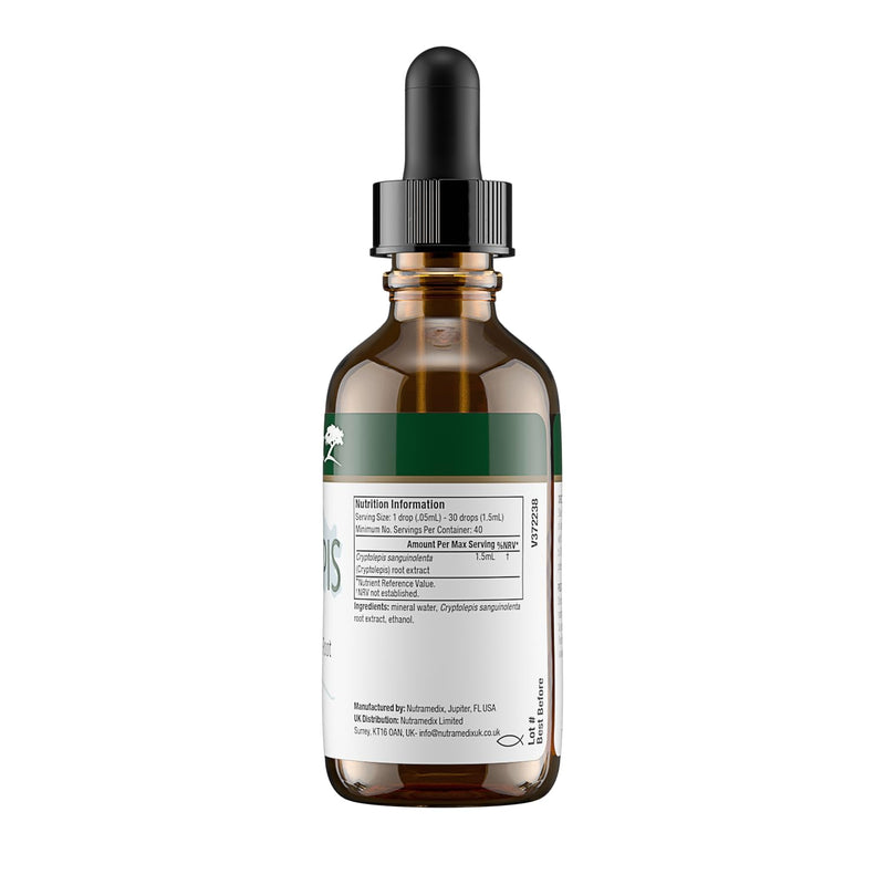 NutraMedix Cryptolepis – 60ml | Herbal Liquid Extract | Broad-Spectrum Botanical Supplement | Vegan, Alcohol-Free, Non-GMO | Made in USA