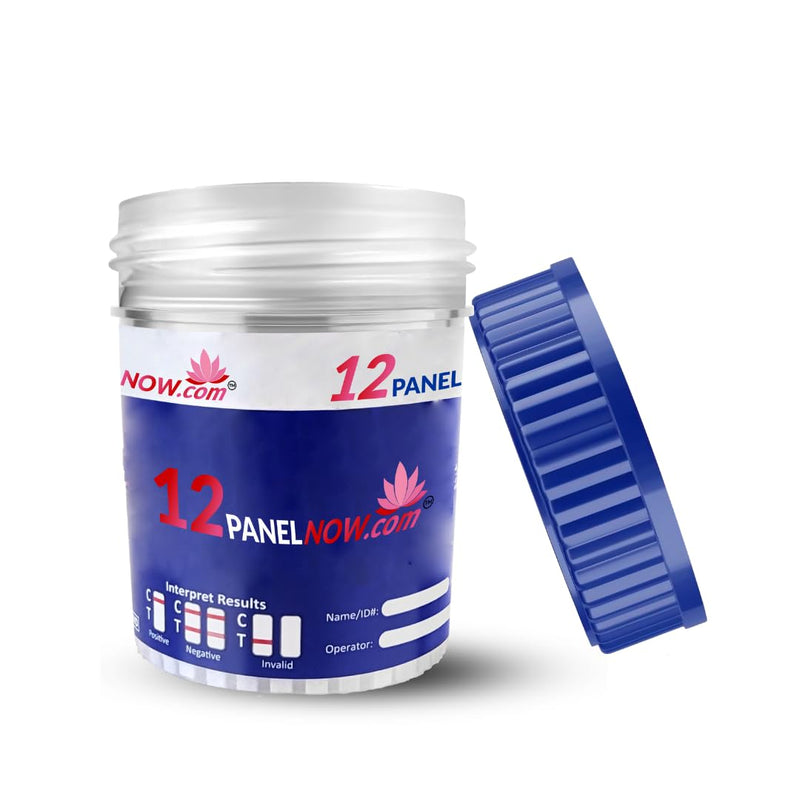 [Australia] - 12 Panel Drug Test Urine Cups | Urine Drug Test Kit with AMP, BAR, BUP, BZO, COC, MDMA, MET, MTD, OPI, OXY, TCA, THC | Rapid Results in Minutes | Easy to Use with Temp Strips [10 Pack] - 12 Panel Now 