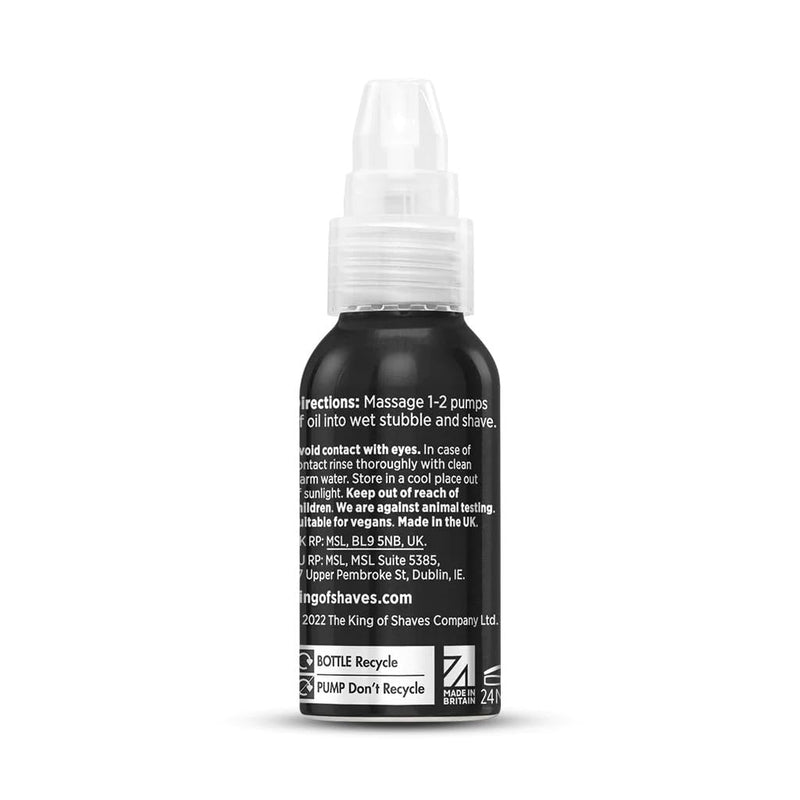[Australia] - King of Shaves Sensitive Advanced Shaving Oil, Handy Pump 30 ml - QUAD PACK 1 piece (pack of 4) 