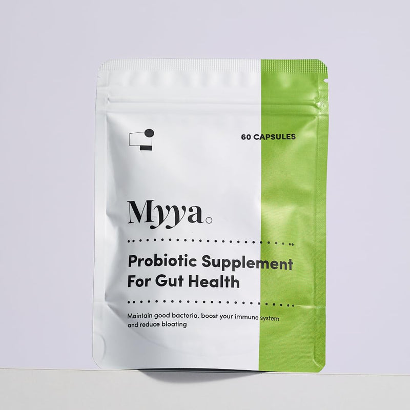 Myya Clinical-Grade Probiotic – Supports Digestion, Gut Health & Immunity | Reduces Bloating | High-Potency Formula | UK-Made | Pharmaceutical-Grade