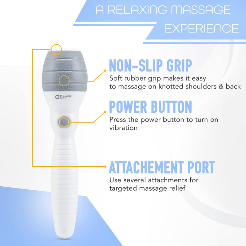 [Australia] - Daiwa Felicity Head Scalp Massager Scratcher 5-in-1 Stress Relief Massager Set for Scalp, Face, and Body Relaxation, Magnetic and Shiatsu Therapy for Tension, Pain Relief, and Wellness 