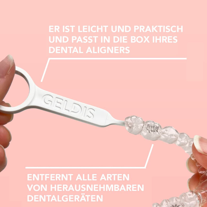 [Australia] - GELDIS Aligner Remover - Denture Puller - Antibacterial Remover for Dental Equipment - Removal Tool for Aligners and Transparent Masks, Aligner Removal Tool 