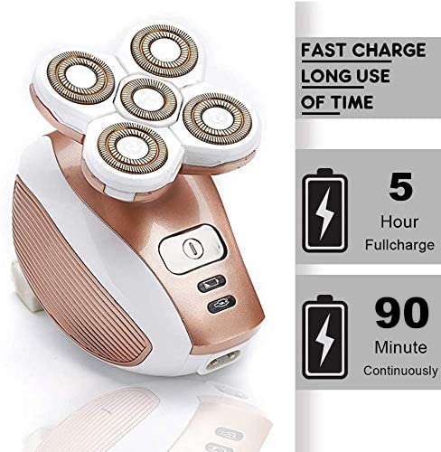 [Australia] - Painless Electric Razor for Women, Rechargeable Waterproof Electric Shaver, Cordless Hair Remover for Legs Face Lips Bikini Body Trimmer - As Seen On TV (Upgraded) 