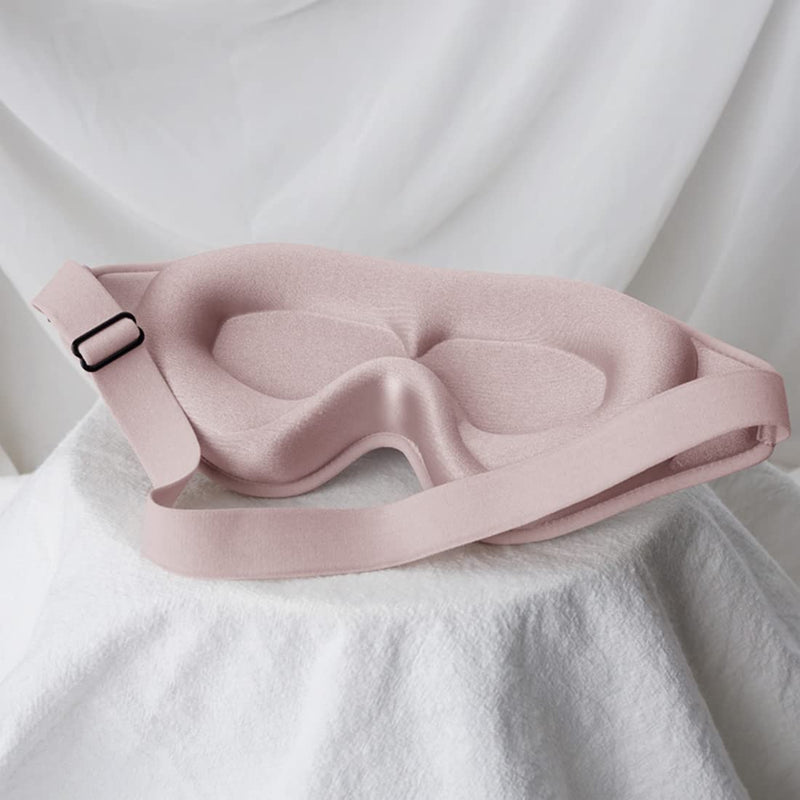 [Australia] - Sleep Mask, 3D Deep Contoured Eye Covers for Sleeping, 99% Block Out Light Eye Mask,Zero Pressure Cup Blindfold for Men Women, with Adjustable Strap for Sleeping, Yoga, Traveling (Pink) Pink 