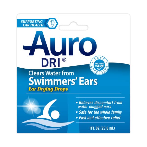 [Australia] - Auro Dri Swimmer's Ear Drying Drops, Fast Relief, 1 fl oz. (Pack of 2) 1 Fl Oz (Pack of 2) 