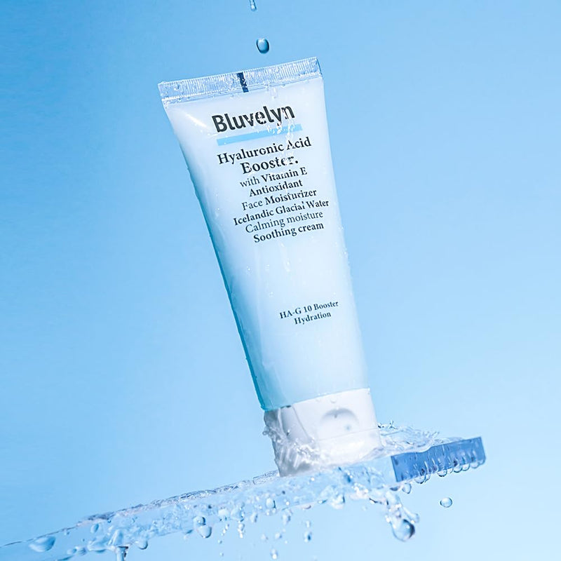 10X Hyaluronic Acid Soothing Cream – 100,000ppm High-Strength Hydration, 70% Iceland Glacier Water, Vitamin E, Lightweight Moisturizer for All Skin Types, 3.4 fl. oz / 100ml