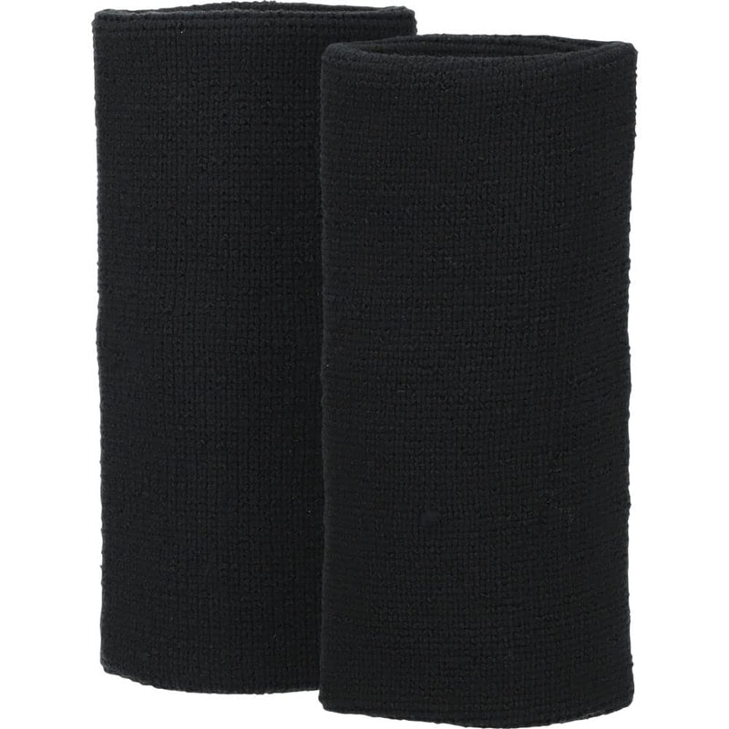 [Australia] - Under Armour Adult 6-inch Performance Wristband 2-Pack Black (001)/White One Size 