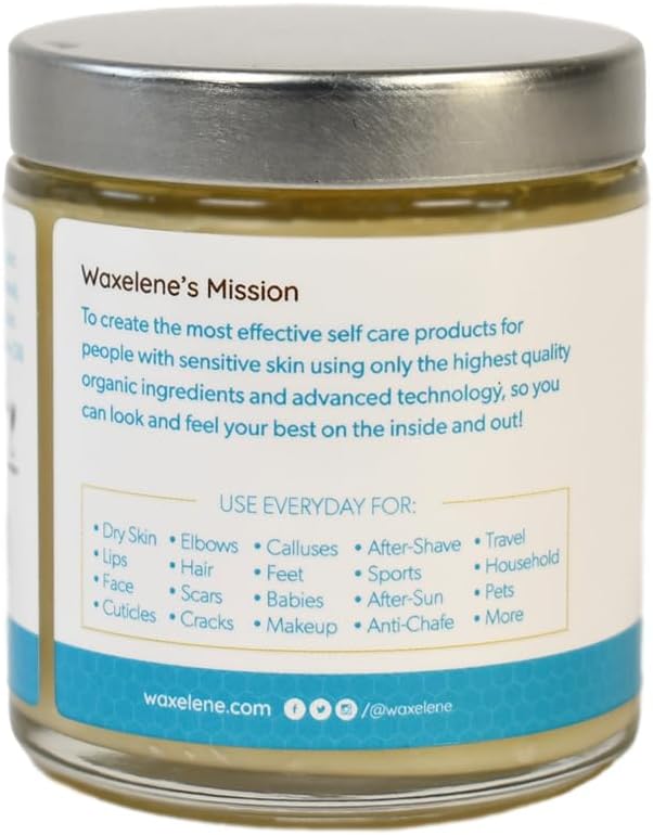 Waxelene Multi-Purpose Ointment, Organic, Versatile, 3oz Small Jar