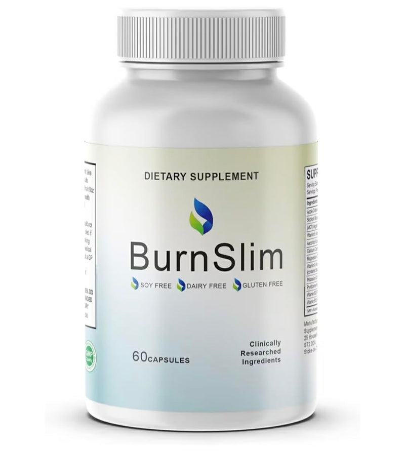 BurnSlim Metabolism Support Capsules – Clinically Researched Ingredients, Energy & Weight Management Support Supplement / 60 Capsules