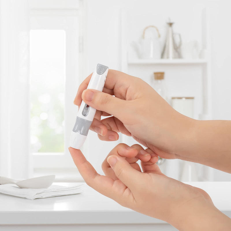 [Australia] - Lancing Device for Diabetes Testing, Lancing Device Pen, for Minimizing Pain and Discomfort, Works with most Diabetic Lancets 