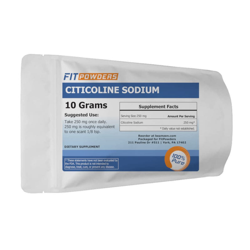 [Australia] - Citicoline Powder, CDP Choline Powder 10g 100% Pure with Scoop, Cognitive Supplement for Memory and Learning (10 Grams) 0.35 Ounce (Pack of 1) 