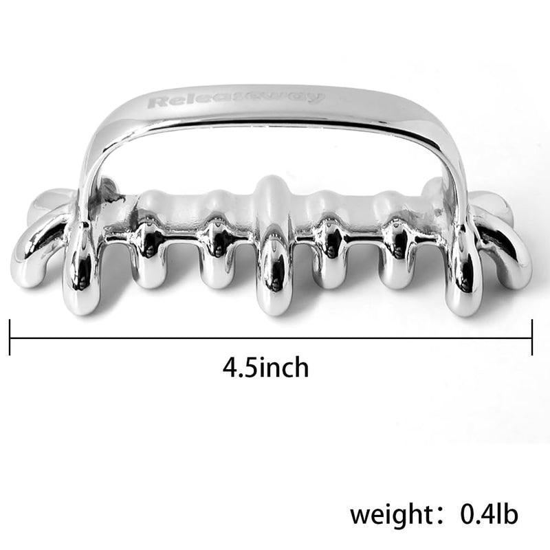 [Australia] - Stainless Steel Facial Massage Tool for Deep Tissue Massage and Cellulite Reduction - Unbreakable and Soft Tissue Massage Tool for Self Myofascial Release (Patent Pending)… RE-pro 