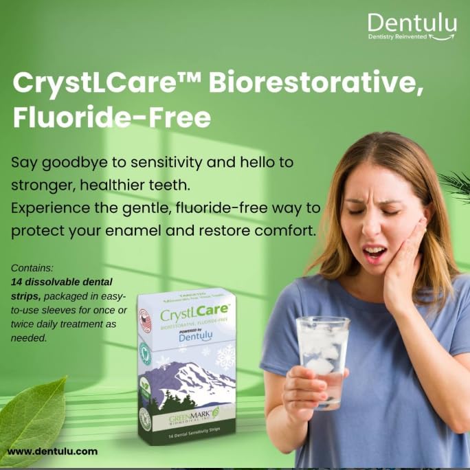 [Australia] - CrystLCare Biorestorative - The Fluoride-Free Dental Strip for Instant and Lasting Relief from Dental Sensitivity, containing 14 Strips 
