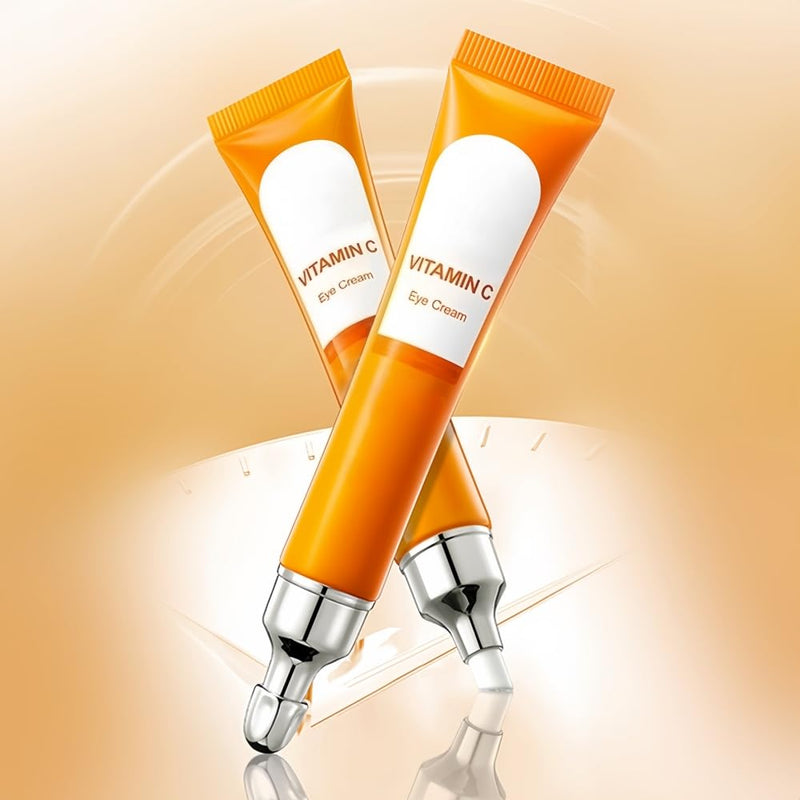 Vitamin C Repair Eye Cream for Dark Circles, Wrinkles, Fine Lines and Bags Under Eyes, Reduce Dullness, Moisturizing the Eye Area