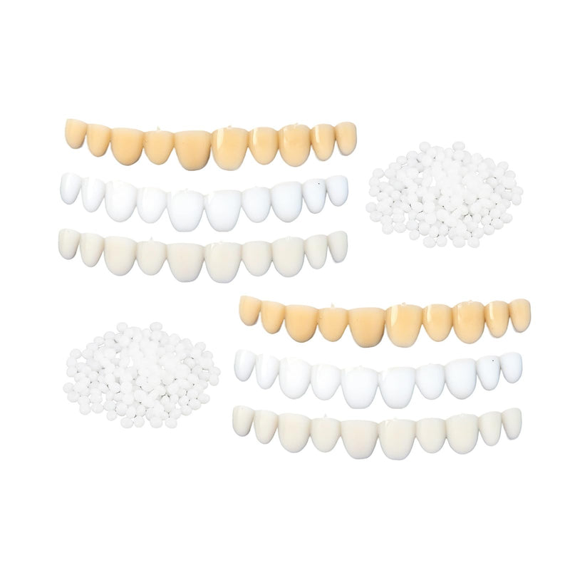 [Australia] - Tooth Repair Kit 6PCS, Temporary Natural Shade for Filling Broken or Missing Tooth, Moldable Thermal Beads Replacement Kit for Easy Teeth Repairs 
