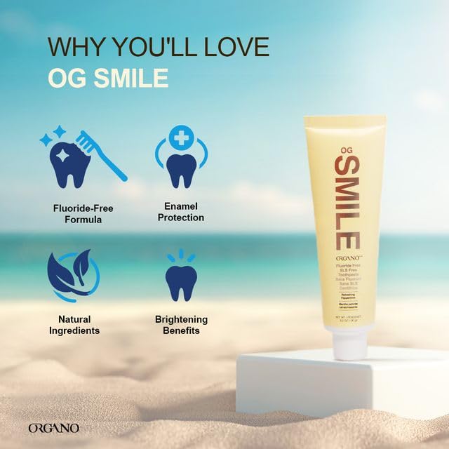 ORGANO OG Smile Natural Toothpaste (Large Tube 100ml)