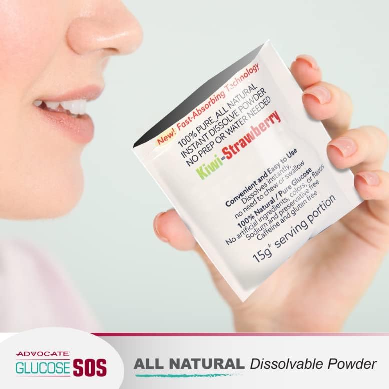 [Australia] - Glucose SOS Glucose Berry Medley Glucose Powder, Natural Dextrose Packets, Fast-Absorption, Instantly Dissolves, No Water Needed, 6 Sachets per Box 0.55 Ounce (Pack of 6) 