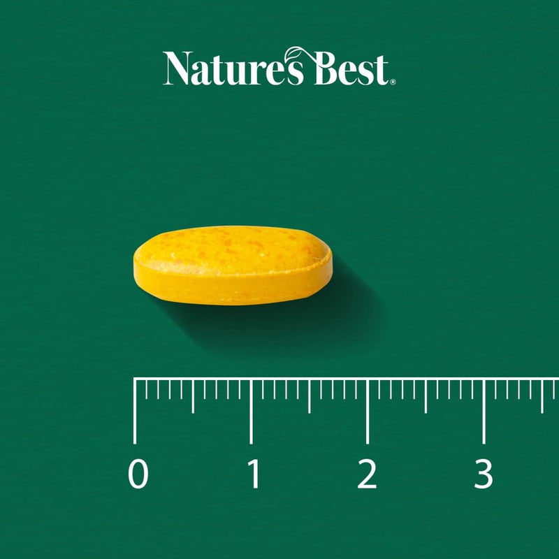 Nature's Best Turmeric 10,000mg Tablets Fast Release - High-Strength, 95% Curcuminoids - Taste-Free - UK Made - 120 Tablets (4 Months' Supply)